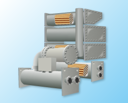 川重冷熱、三菱重工業、日立、パナソニック、吸収式冷凍機・ターボ冷凍機熱交換器洗浄工事