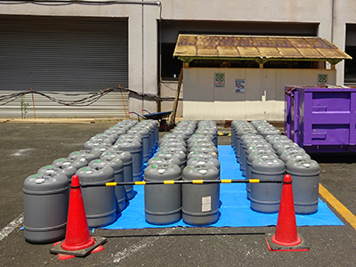 臭化リチウム回収・溶液の処分